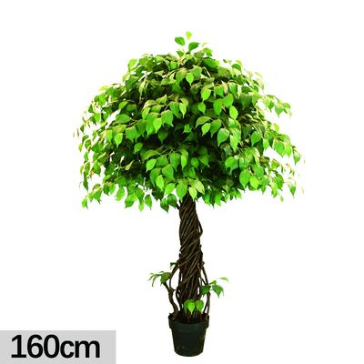 Indoor Office Hotel Store Artificial Potting Banyan Ficus Tree Wholesale Price Factory For Shopping Mall
