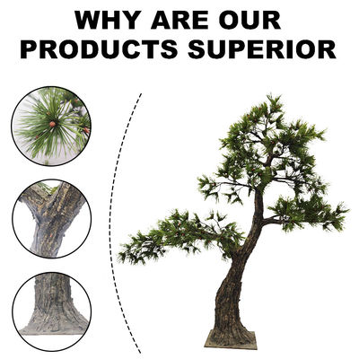 Chinese Pine Artificial Floor Plant For Landscpaing Decoration Long Lasting Leaves