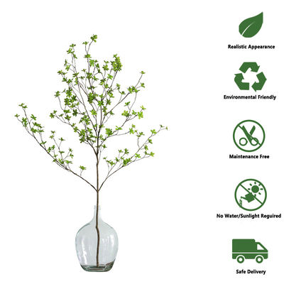 Potted Artificial Landscape Trees Philodendron 120cm 160cm For Indoor Decoration