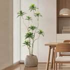 Artificial special-shaped dracaena Reflexa tree green home deco hotel office potted tree