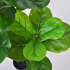 Bathroom Decorative Artificial Potted Floor Plants Fiddle Leaf Fig
