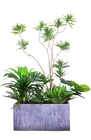 Custom Made Artificial Landscape Trees Plant Landscape 2-5 Square Meter