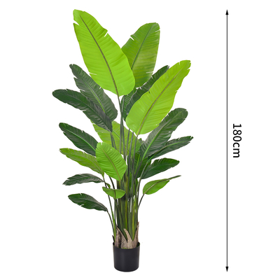 4ft 6ft 7ft Tall home decor artificial plants Banana Tree bird of paradise plant​ for Living Room Office Indoor Outdoor