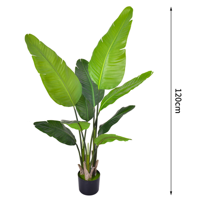 4ft 6ft 7ft Tall home decor artificial plants Banana Tree bird of paradise plant​ for Living Room Office Indoor Outdoor