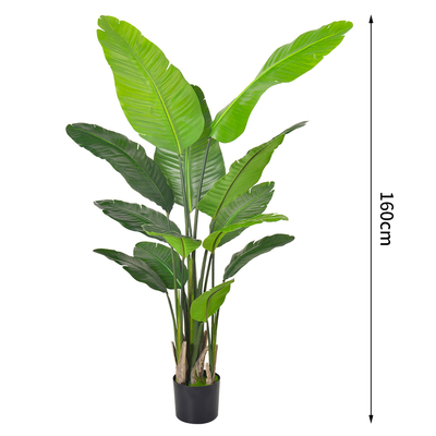 4ft 6ft 7ft Tall home decor artificial plants Banana Tree bird of paradise plant​ for Living Room Office Indoor Outdoor