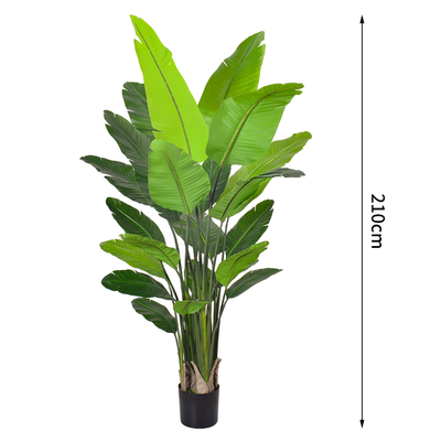 4ft 6ft 7ft Tall home decor artificial plants Banana Tree bird of paradise plant​ for Living Room Office Indoor Outdoor
