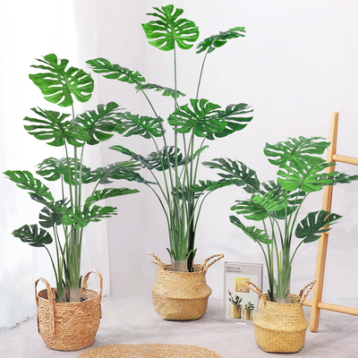 artificial plants manufacturers​ Lifelike Realism 6ft monstera plant​ for Home and Office Decoration