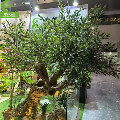 Customized Large Olive Artifical Tree Simulation Indoor Restaurant Decoration