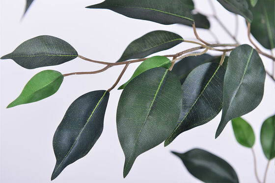 Indoor/Outdoor UV Protected Artificial Plants Banyan Tree High-Fidelity PE Decorative Art High-Low Leaves for Easter Home Decor