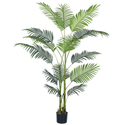 180cm New Hawaii Palm Artificial Tropical Palm Potted Faux Green Plants for Indoor Decoration
