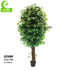Real Touch 170cm High Artificial Ficus Tree , Silk Artificial Tree For Office