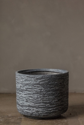 6inch Round Grey Plant Pots