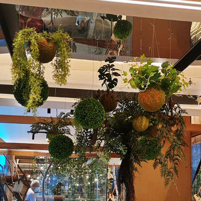 ODM Floral Hanging Basket Pendant Pub Space Beautifying