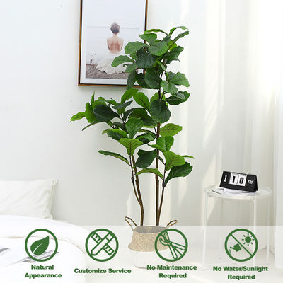 Height 150cm Artificial Landscape Trees Fiddle Leaf Fig Plant Outdoor Decoration