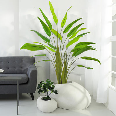 Natural Look Traveller'S Palm Artificial Potted Plants Over 20 Leaves Lush Plants Evergreen