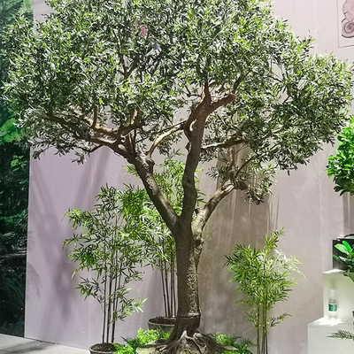 20m Height Artificial Olive Tree Custom Shape Natural Looking Frabric Leaves