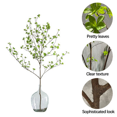 Potted Artificial Landscape Trees Philodendron 120cm 160cm For Indoor Decoration