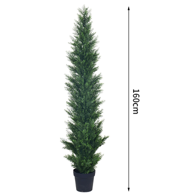 120-200cm Custom Size Artificial Cypress Evergreen In All Seasons Potted Floor Plants