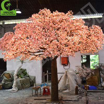 Factory custom realistic artificial cherry tree wedding events decoration high quality pink cherry blossom tree