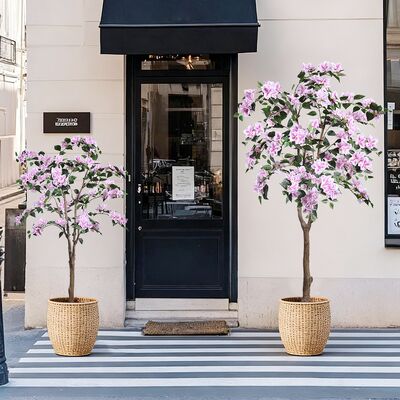 Wholesale 150cm 180cm Artificial Bougainvillea Tree - Model C Light Pink | Haihong Factory Direct | UV Resistant Artificial Flowers | Bulk Decor