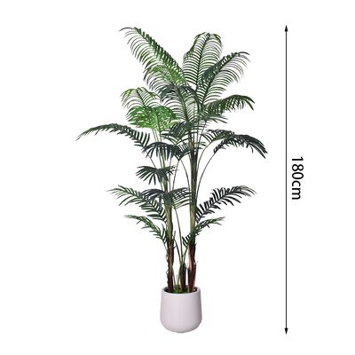 Atacado 180cm (5,9 pés) Palmeiras Artificiais de Interior - Palmeira Areca Estilo I | Direto da Fábrica Haihong | Palmeira Falsa Grande para Decoração de Casa e Escritório