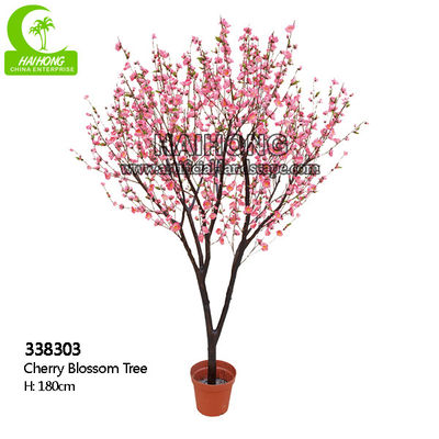 Ajardinar artificial alto feito a mão da simulação 180cm Cherry Blossom Tree For Garden da fábrica
