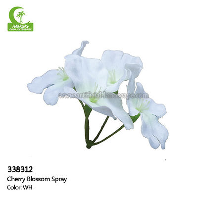 Plastic Stem Real Touch Artificial Flowers , Cherry Blossom Artificial Flowers 110cm