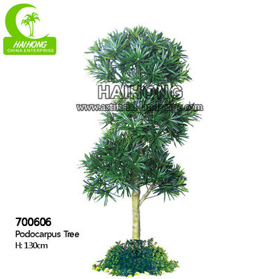 Bonsai 130cm Podocarpus Artificial Landscape Trees For Indoor Decoration