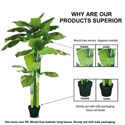 210cm Height Artificial Landscape Trees Green Princess For Store Decoration